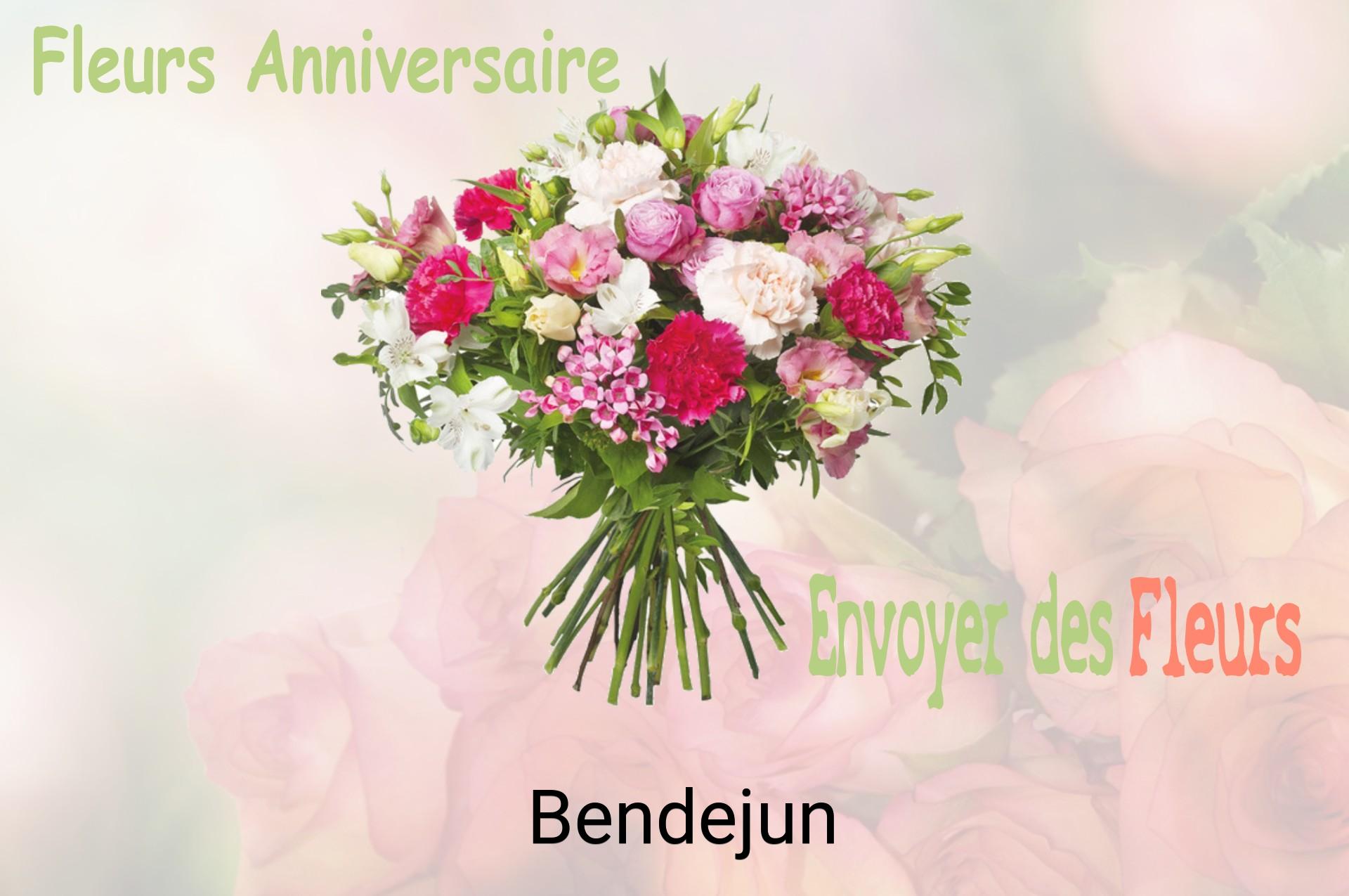 Bouquet de fleurs d’anniversaire livré à Bendejun