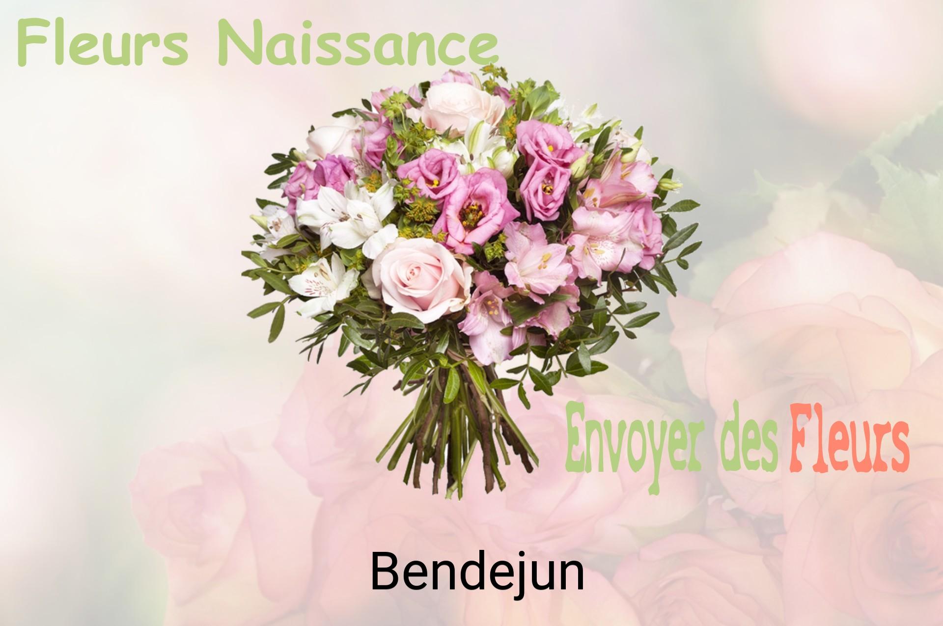 Bouquet de fleurs de naissance livré à Bendejun
